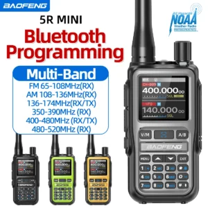 4PACK BAOFENG UV-5R MINI Walkie Talkie Bluetooth