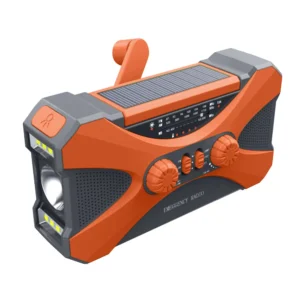 10,000mAh Solar Hand-Crank Emergency Radio