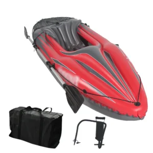Solo Inflatable Fishing Kayak Set